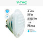 Immagine 2 - V-Tac VT-12125 Lampada LED PAR56 25W SMD da Piscina IP68 12V in Vetro - SKU 8025