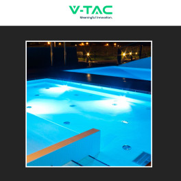 VT-12125 Lampada LED PAR56 25W IP68 da Piscina 12V in Vetro V-Tac