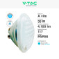 Immagine 2 - V-Tac VT-12135 Lampada LED PAR56 35W SMD da Piscina IP68 12V in Vetro - SKU 8026