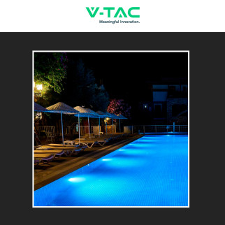 VT-12135 Lampada LED PAR56 35W IP68 da Piscina 12V in Vetro V-Tac