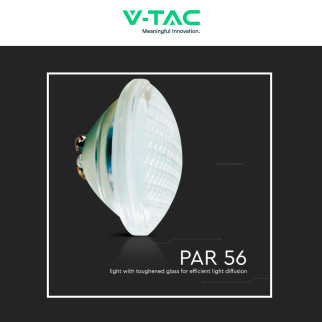 VT-12135 Lampada LED PAR56 35W IP68 da Piscina 12V in Vetro V-Tac