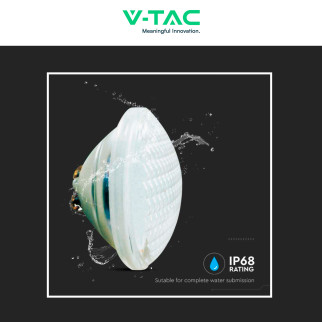 VT-12135 Lampada LED PAR56 35W IP68 da Piscina 12V in Vetro V-Tac