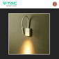 Immagine 4 - V-Tac VT-2913 Lampada LED da Parete 3W LED COB CREE Applique Flessibile Colore Bianco - SKU 211486