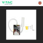 Immagine 6 - V-Tac VT-2913 Lampada LED da Parete 3W LED COB CREE Applique Flessibile Colore Bianco - SKU 211486