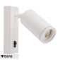 Immagine 1 - V-Tac VT-429 Portafaretto da Muro con Portalampada Attacco GU10 Applique Colore Bianco- SKU 10295