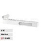 V-Tac VT-2953 Lampada LED da Parete Doppia Sorgente 3W + 6W LED COB CREE Applique Orientabile Colore Bianco - SKU 211488
