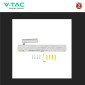 Immagine 4 - V-Tac VT-2953 Lampada LED da Parete Doppia Sorgente 3W + 6W LED COB CREE Applique Orientabile Colore Bianco - SKU 211488