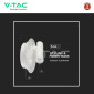 Immagine 5 - V-Tac VT-2963 Lampada LED da Parete Doppia Sorgente 3W + 6W LED COB CREE Applique Orientabile Colore Bianco - SKU 211489