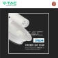 Immagine 8 - V-Tac VT-2963 Lampada LED da Parete Doppia Sorgente 3W + 6W LED COB CREE Applique Orientabile Colore Bianco - SKU 211489