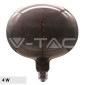 Immagine 1 - V-Tac VT-2265 Lampadina LED E27 4W Filament in Vetro Oscurato Forma Ciottolo Colore Nero - SKU 8057