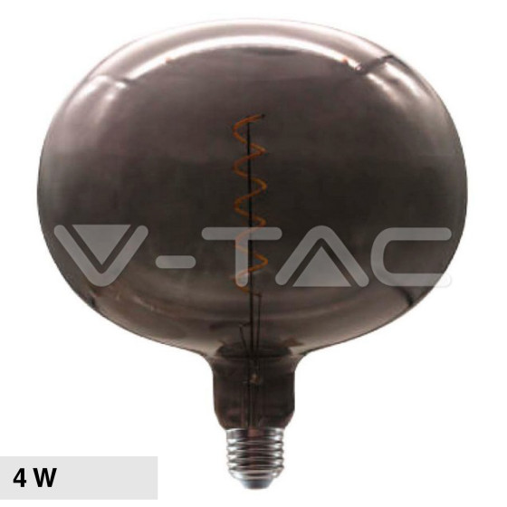 VT-2265 Lampadina LED E27 4W Ciottolo Filament Vetro V-Tac VT-2265 Lampadina LED E27 4W Ciottolo Filament Vetro V-Tac
