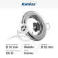 Immagine 2 - Kanlux ARGUS II CT-2114-C Portafaretto Rotondo da Incasso con Portalampada per Lampadine GU10 - mod. 37152