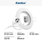 Immagine 2 - Kanlux ARGUS II CT-2114-W Portafaretto Rotondo da Incasso con Portalampada per Lampadine GU10 - mod. 37156