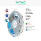 Immagine 2 - V-Tac VT-5050 Striscia LED Flessibile Smart RGB 65W SMD 60 LED/m 24V con Controller e Telecomando - Bobina da 5m - SKU 23145