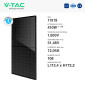 Immagine 2 - V-Tac VT-410 Kit 12,7kW 31 Pannelli Solari Fotovoltaici 410W 108 Celle IP68 Full Black - SKU 11519