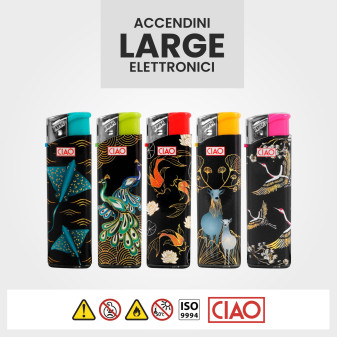 Ciao Glimmer Box da 50 Accendini Elettronici Ricaricabili