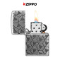 Immagine 5 - Zippo Accendino a Benzina Ricaricabile ed Antivento con Fantasia Geometric Pattern Design - mod. 49883
