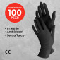 Immagine 2 - New Med Gloves Karbon Guanti Monouso Neri in Nitrile Senza Talco - 1000 Guanti