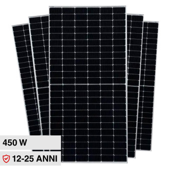 V-Tac Kit Pannelli Solari Fotovoltaici 450W Monocristallini IP68 - SKU...
