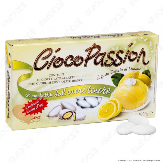 Confetti Crispo CiocoPassion Delizia al Limone - Confezione 1000g Confetti Crispo CiocoPassion Delizia al Limone - Confezione 1000g