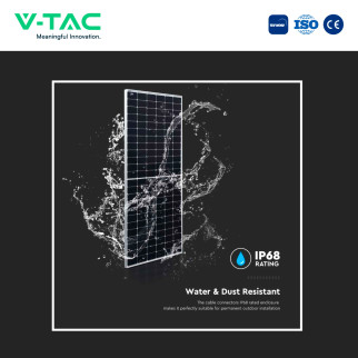 Pannelli Solari Fotovoltaici Slim 410W IP68 V-Tac