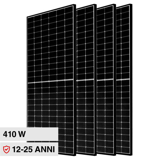 Pannelli Solari Fotovoltaici 410W IP68 Telaio Nero V-Tac Pannelli Solari Fotovoltaici 410W IP68 Telaio Nero V-Tac