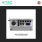 Immagine 4 - V-Tac Inverter Fotovoltaico Monofase Ibrido On-Grid / Off-Grid 8kW Garanzia 10 Anni IP65 con Display LCD Touch - SKU 11803