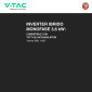Immagine 3 - V-Tac Inverter Fotovoltaico Monofase Ibrido On-Grid / Off-Grid 3.6kW Garanzia 10 Anni Display LCD Touch CEI 0-21 - SKU 11725