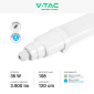 Immagine 4 - V-Tac VT-80120 Tubo LED 36W SMD Lampadina 120cm Plafoniera Linkabile IP65 - SKU 23083 / 23084