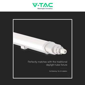VT-80120 Tubo LED 36W 120cm Plafoniera Lineare Linkabile IP65 V-Tac
