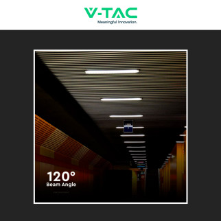 VT-80120 Tubo LED 36W 120cm Plafoniera Lineare Linkabile IP65 V-Tac