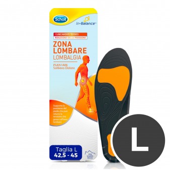 Scholl Plantare Sollievo Dolore Zona Lombare - Taglia L