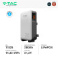 Immagine 2 - V-Tac VT-48280 Batteria BMS LiFePO4 51.2V 280Ah 14.33kWh IP65 per Inverter Impianto Fotovoltaico CEI 0-21 - SKU 11525