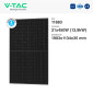 Immagine 2 - V-Tac Kit 13,9kW 31 Pannelli Solari Fotovoltaici 450W 120 Celle Monocristalline IP68 Full Black - SKU 11883