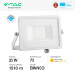 Immagine 3 - V-Tac VT-20 Faro LED Floodlight 20W SMD IP65 Chip Samsung Colore Bianco - SKU 21442