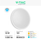 Immagine 5 - V-Tac VT-8618 Plafoniera LED Rotonda 18W SMD IP44 Colore Bianco - SKU 76151 / 76161 / 76171