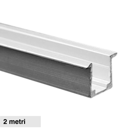 V-Tac VT-8117 Profilo Piatto Slim per Neon Flex a Incasso Senza Copertura 2 metri V-Tac VT-8117 Profilo Piatto Slim per Neon Flex a Incasso Senza Copertura 2 metri