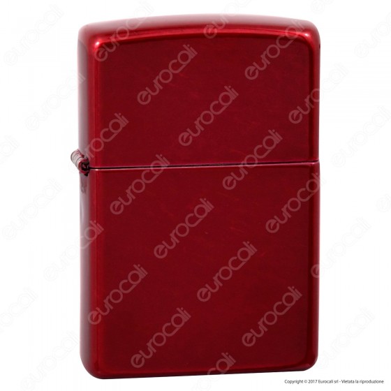 Accendino Zippo Mod. 21063 Candy Apple Red - Ricaricabile Antivento Accendino Zippo Mod. 21063 Candy Apple Red - Ricaricabile Antivento
