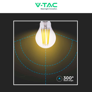 VT-2328 Lampadina LED E27 18W A70 Filament Vetro V-Tac