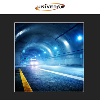 Universo Faro LED 200W SMD IP65 Chip Lumileds Colore Nero