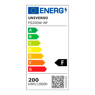 Universo Faro LED 200W SMD IP65 Chip Lumileds Colore Nero