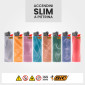 Immagine 2 - Bic Slim J23 Accendino Medio con Fantasia Conceptual - Box da 50 Accendini