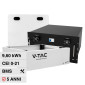 V-Tac VT-48200B Batteria BMS LiFePO4 48V 200Ah 9.60kWh CEI 0-21 con Modulo e Copertura Rack - SKU 11523 + 11557 + 11559