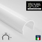 Immagine 1 - MedusaFlex Copertura Opaca in Policarbonato per Profilo Piatto in Alluminio per Strisce LED Lunghezza 2 metri - mod. Aequorea