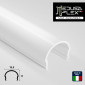 Immagine 1 - MedusaFlex Copertura Milky in Policarbonato per Profilo Piatto in Alluminio per Strisce LED Lunghezza 2 metri - mod. Aequorea