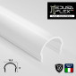 Immagine 1 - MedusaFlex Copertura Satinata in Policarbonato per Profilo Piatto in Alluminio per Strisce LED Lunghezza 2 metri - mod. Aequorea