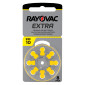 Rayovac Extra Batterie per Protesi Acustiche Misura 10 Zinco Aria Tecnologia Sound Fusion - Blister da 8
