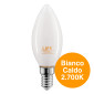 Immagine 2 - Life Lampadina LED E14 Filament 6,5W Candle C35 Candela in Vetro - mod. 39.920023CM27 / 39.920023NM40
