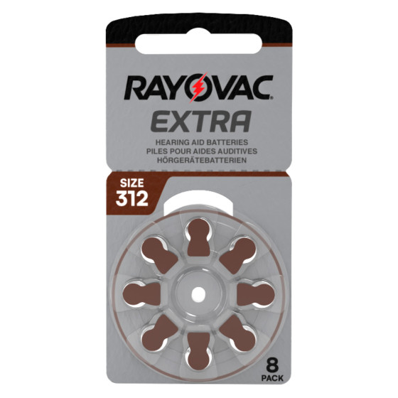 Rayovac Misura 312 Batterie per Apparecchi Acustici Blister 8 pile Rayovac Misura 312 Batterie per Apparecchi Acustici Blister 8 pile