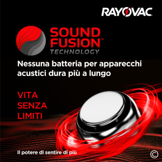 Rayovac Misura 10 80 Batterie per Apparecchi Acustici Blister 8 pile
